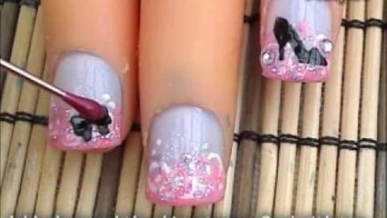 *Glam Girl* Short Nail Art Design Tutorial