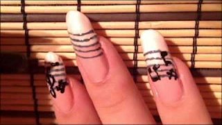 *Notes - Music Inspired Nail Art Design*