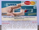 Credit Card Merchant Account Service