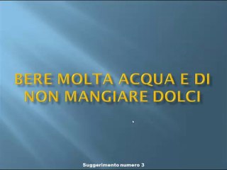 dieta anticellulite conseglio 3 bere molto aqua