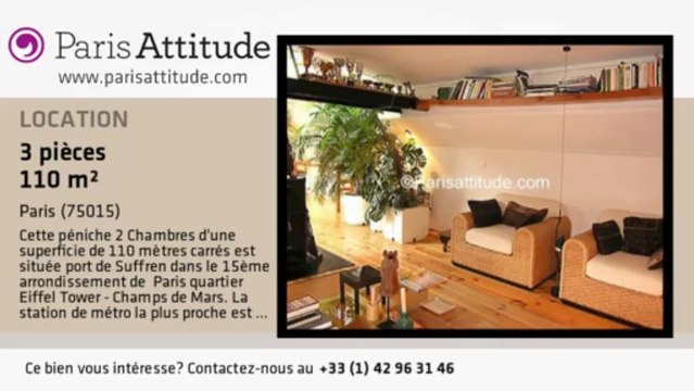 Peniche 2 Chambres à louer - Tour Eiffel, Paris - Ref. 1131