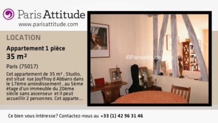 Appartement Studio à louer - Batignolles, Paris - Ref. 694