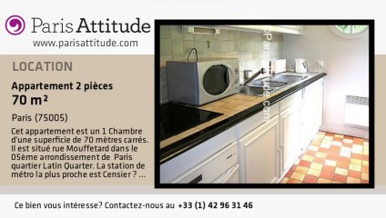 Appartement 1 Chambre à louer - Place Monge, Paris - Ref. 3585