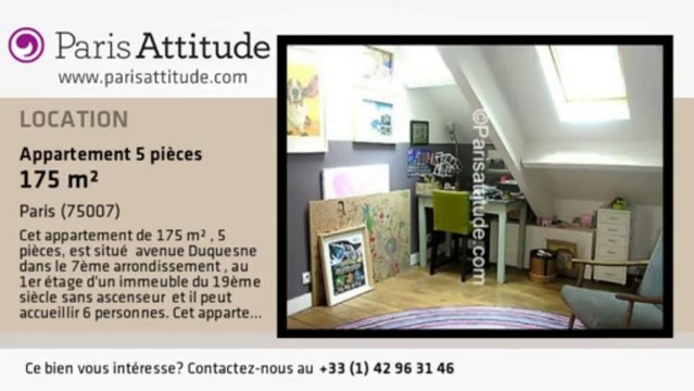 Maison de Ville 4 Chambres à louer - Ecole Militaire/Unesco, Paris - Ref. 4552