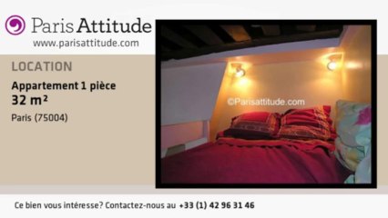 Appartement Studio à louer - Hôtel de Ville, Paris - Ref. 2376