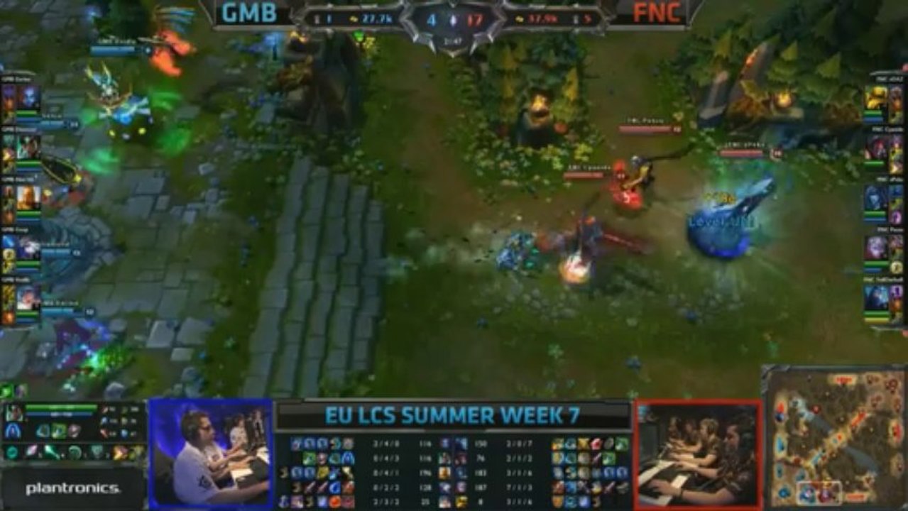 Gambit vs Fnatic - LCS 2013 EU Summer Split W7D1 (Italian)