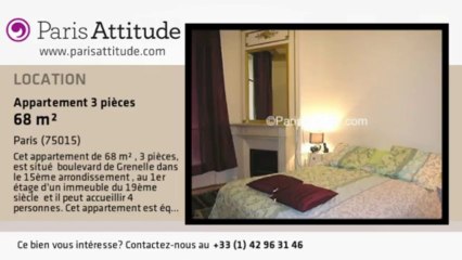 Appartement 2 Chambres à louer - Bir Hakeim, Paris - Ref. 809