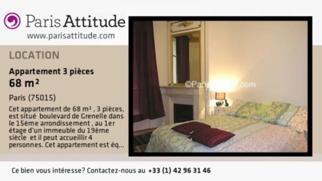 Appartement 2 Chambres à louer - Bir Hakeim, Paris - Ref. 809