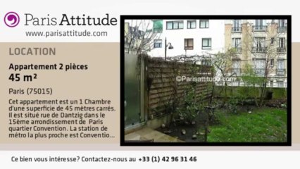 Appartement 1 Chambre à louer - Convention, Paris - Ref. 3135