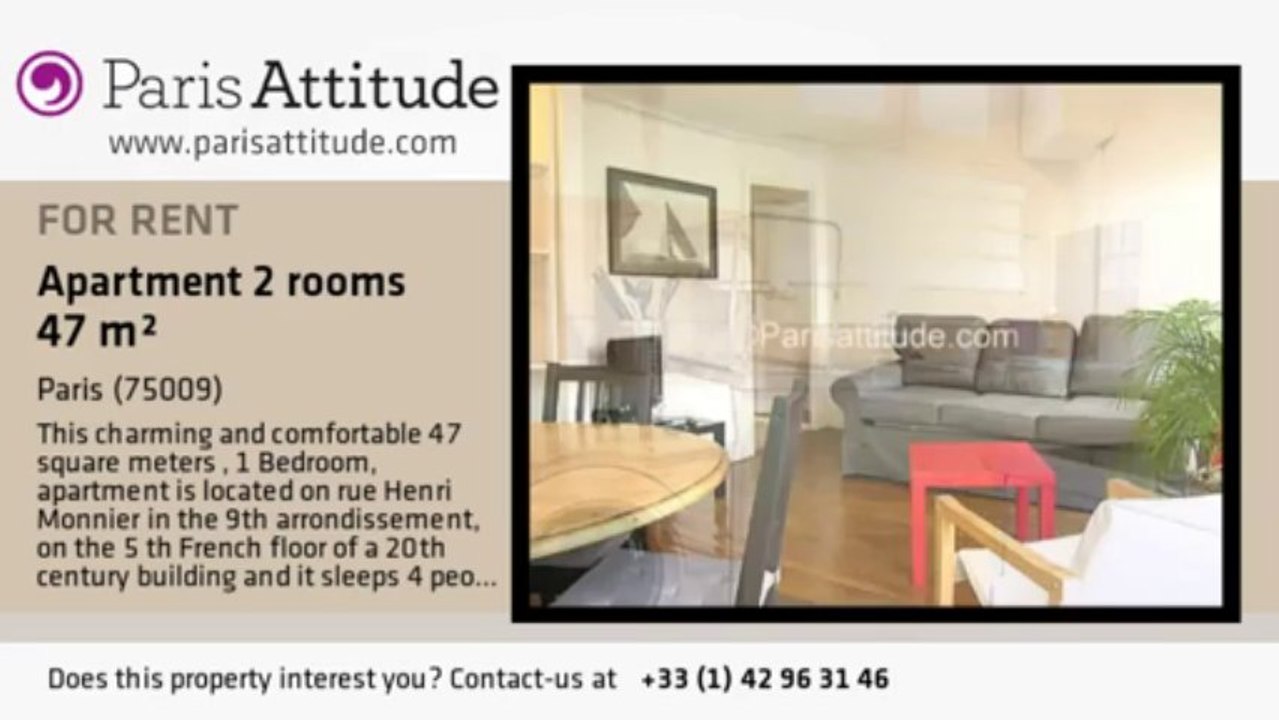 1 Bedroom Apartment for rent - Moulin Rouge/Pigalle, Paris - Ref. 7098