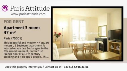 2 Bedroom Apartment for rent - Place Monge, Paris - Ref. 7664