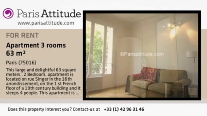 2 Bedroom Apartment for rent - La Muette, Paris - Ref. 7649