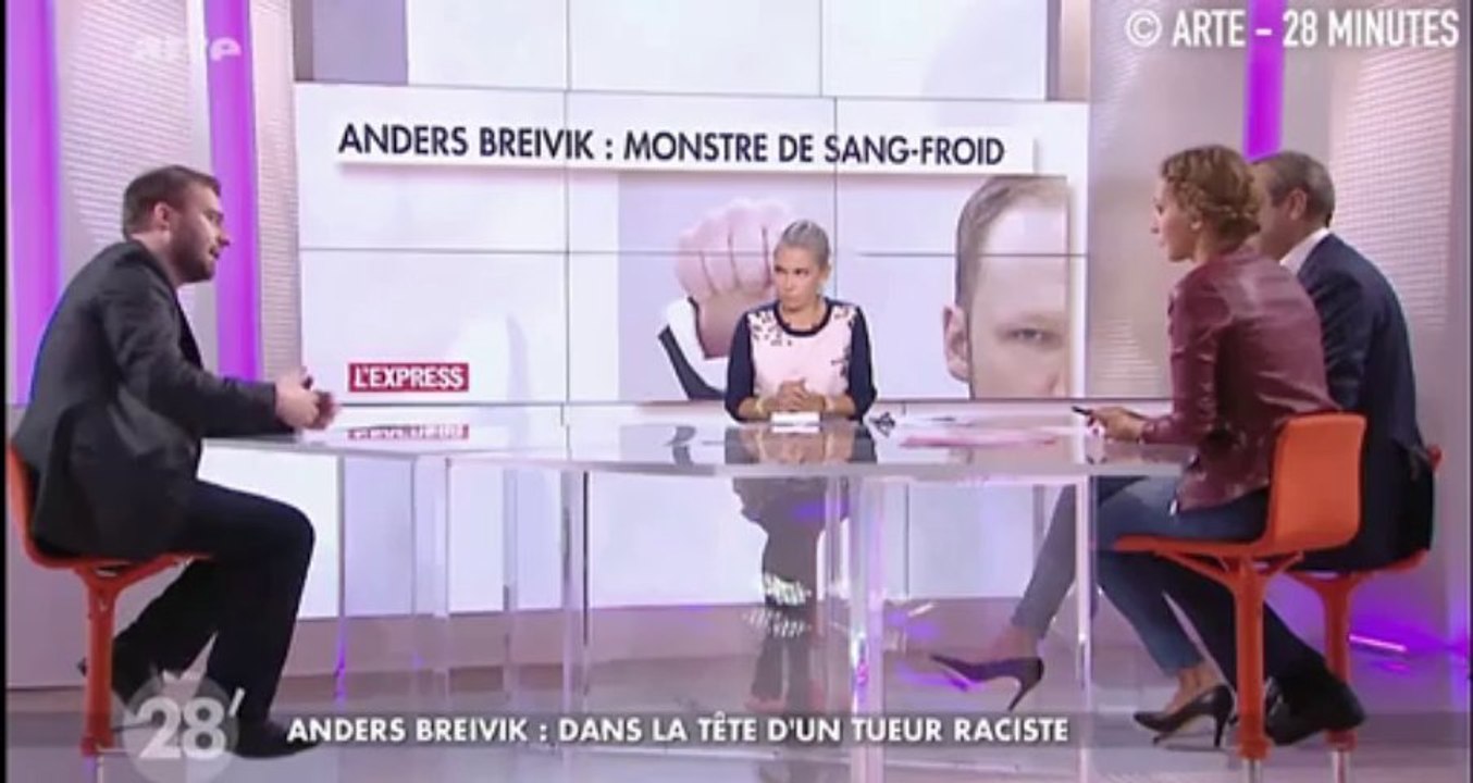 Laurent Obertone harcelé sur un plateau d'Arte (pour son livre "Utøya")