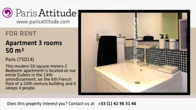 2 Bedroom Apartment for rent - Denfert Rochereau, Paris - Ref. 3546