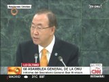 Ban Ki-Moon: Hay que establecer prioridades y frenar el gasto en armas en las naciones