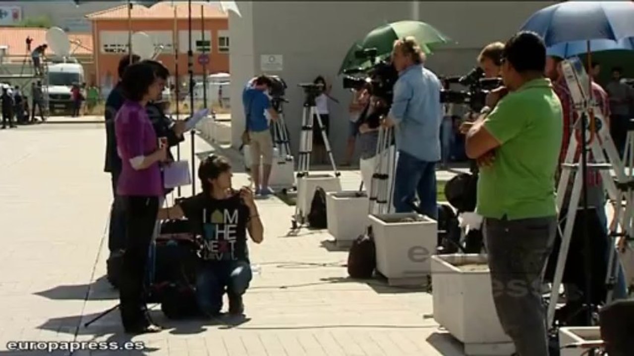 El rey llega al hospital para ser operado de la cadera