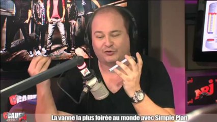 La vanne la plus foirée au monde avec Simple Plan (2) - C'cauet sur NRJ