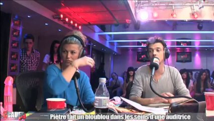Piètre fait un bloublou dans les seins d'une auditrice - C'Cauet sur NRJ