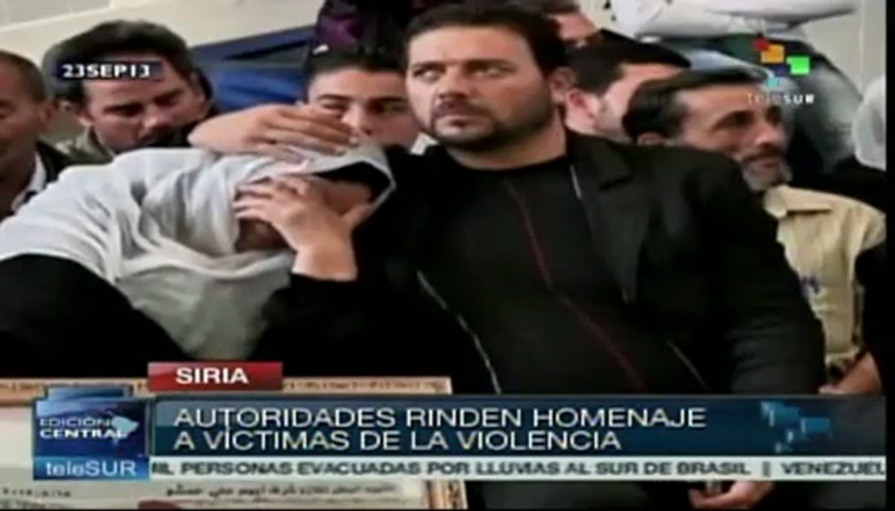 Sirios, dispuestos a dar su vida para defender su patria y soberanía