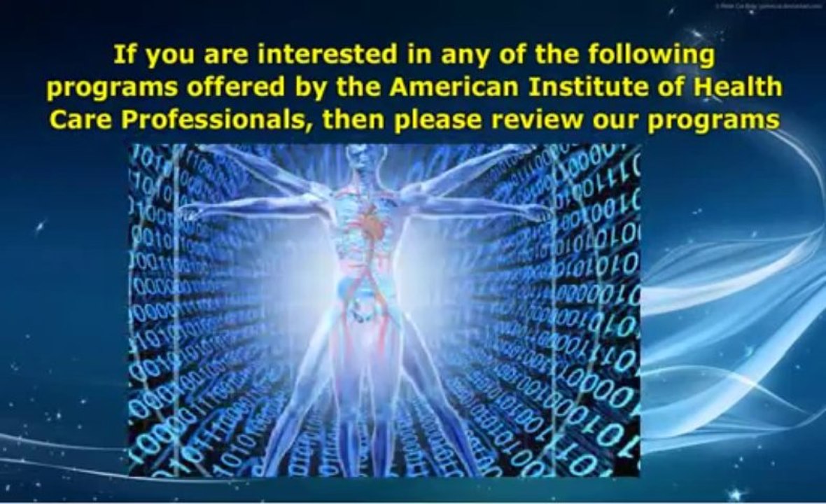 The American Institue of Health Care Professionals Offers A Variety of Certification Programs