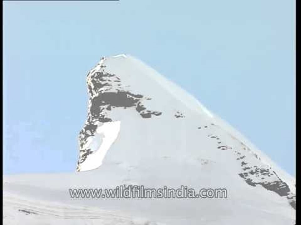 Rudragaira Base Camp with Jogin and Gangotri range peaks