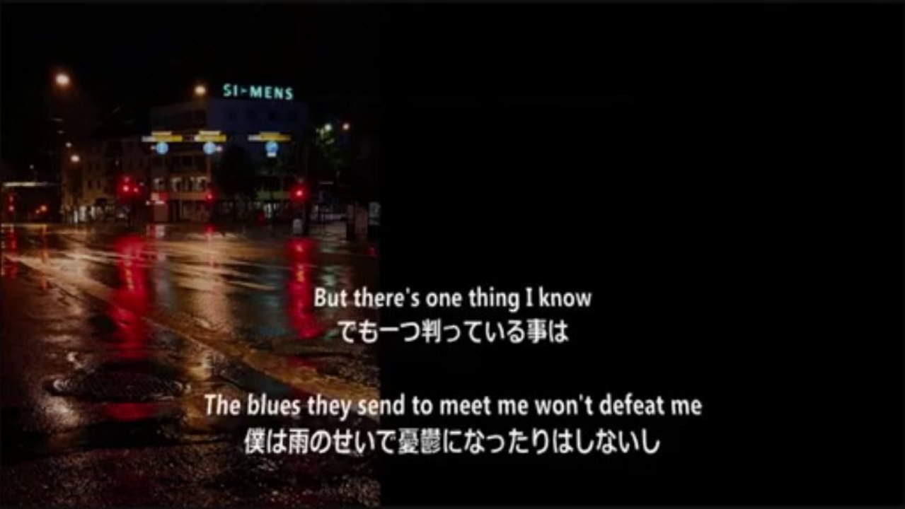 Raindrops keep falling on my head