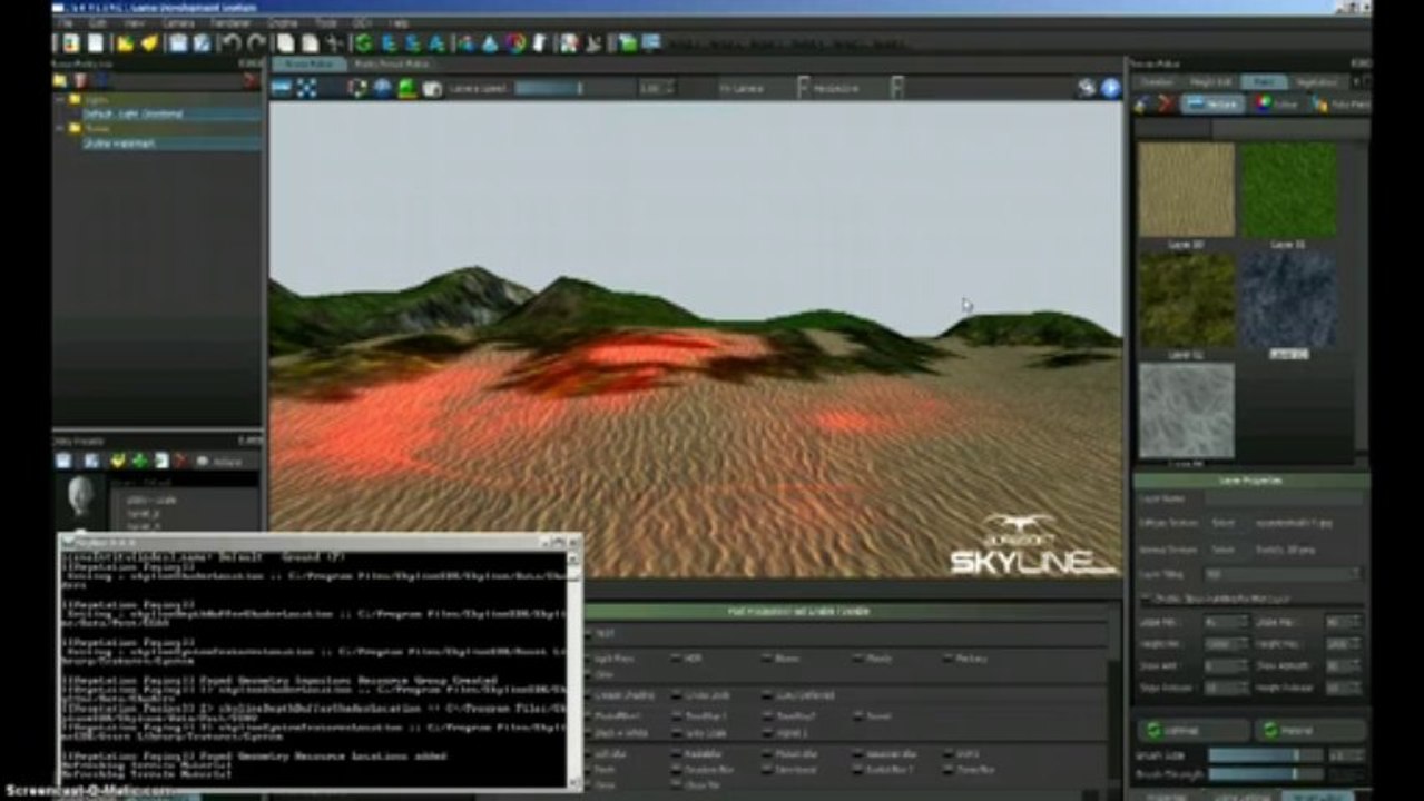 Skyline Terrain module crash