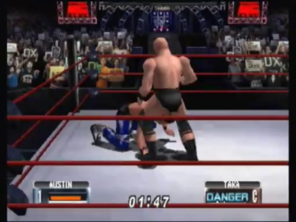 Nintendo 64 - WWF No Mercy - Heavyweight - Match 1 - Steve Austin vs Taka Michinoku