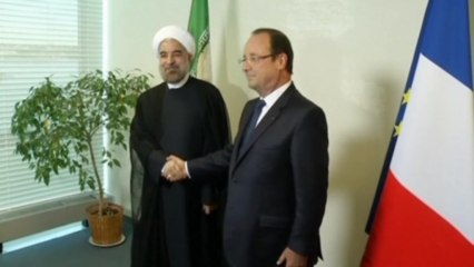 Hollande meets Rouhani