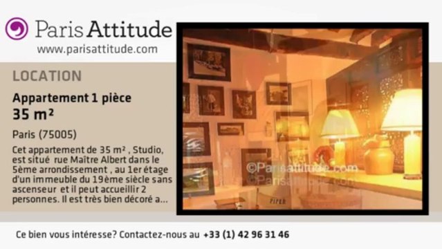 Appartement Studio à louer - Quartier Latin/St Michel, Paris - Ref. 989