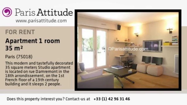 Studio Apartment for rent - Montmartre, Paris - Ref. 4627