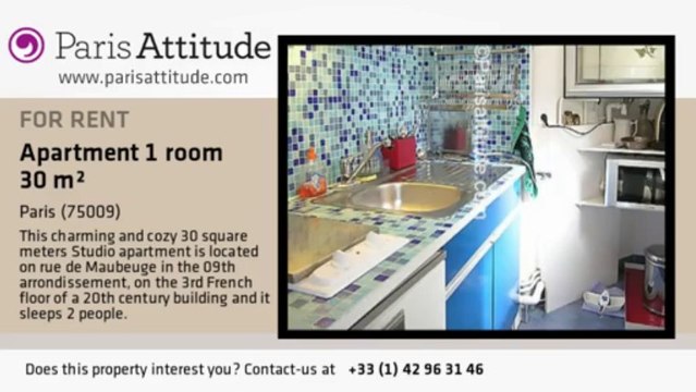 Studio Apartment for rent - Poissonnière, Paris - Ref. 3688