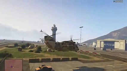 GTA 5 Trevor entra a Fort Zancudo en busqueda del Cargobob