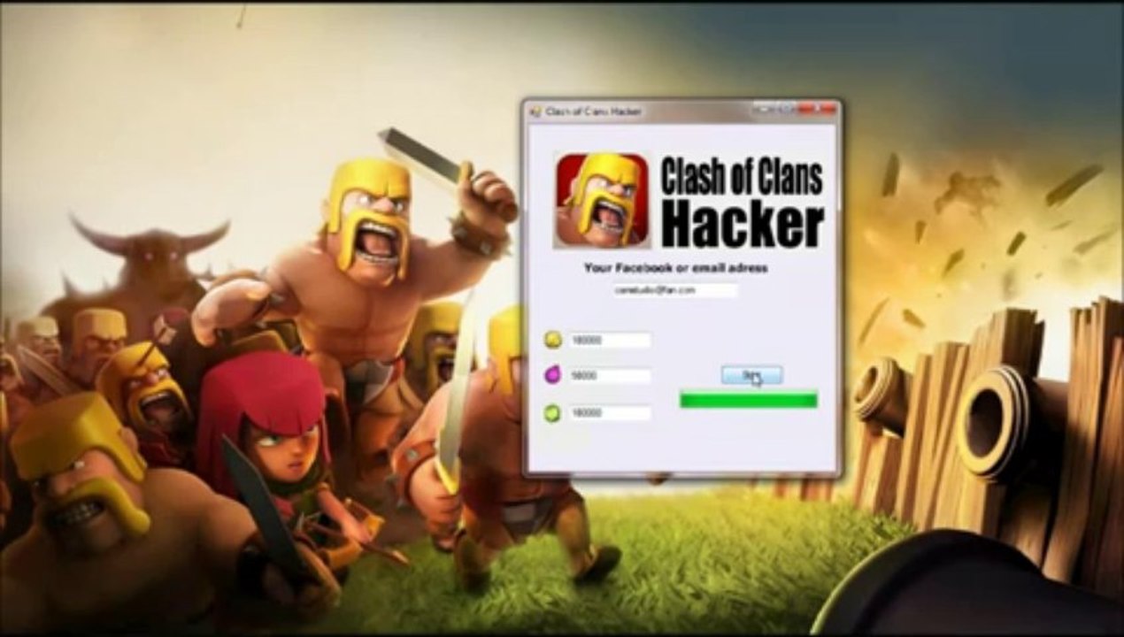 Clash of clans UNLIMITED GEM HACK 2013 September NEW UPDATE