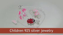 Children's Silver Jewelry Wholesale. Kids silver rings, toe rings, silver pendants, bracelets at factory prices.
