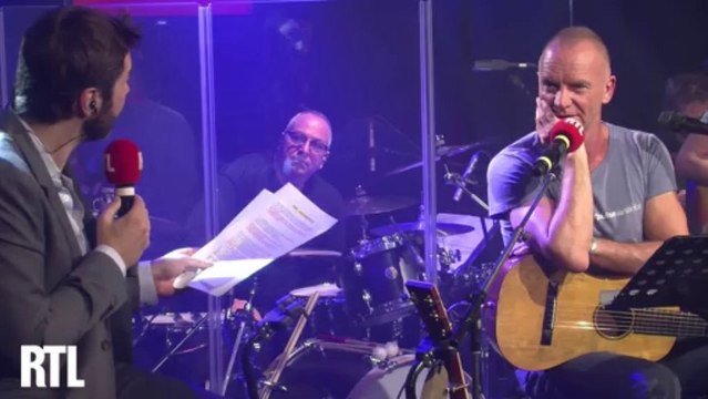 Sting dans le Grand Studio RTL : l'Interview