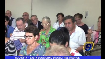 Molfetta | Salta soggiorno disabili, PDL insorge
