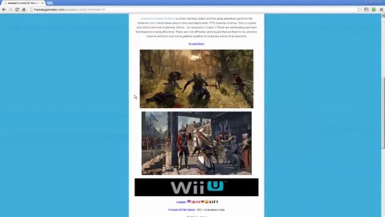 Jeux Wii U Gratuit iso  [Uploaded Sep25,2013]