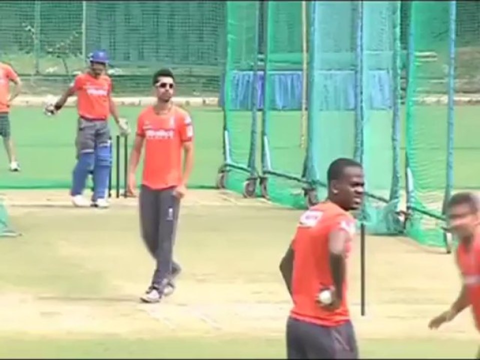 Rajasthan Royals practice ahead of clash agains...