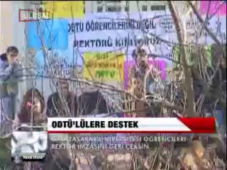 ODTÜ' LÜLERE DESTEK