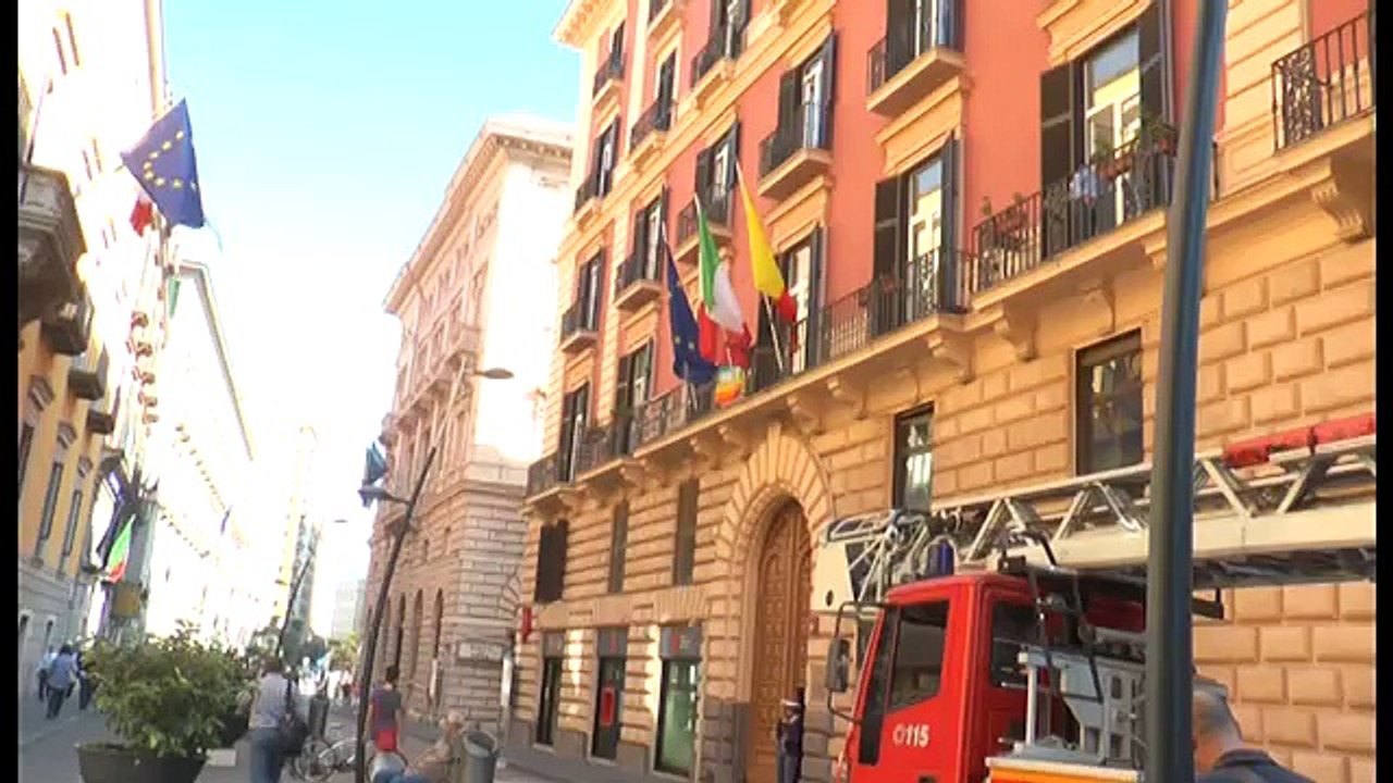 Napoli - Napoli, proteste disoccupati e lavoratori Cub: mattinata di fuoco (24.09.13)