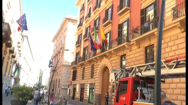 Napoli - Napoli, proteste disoccupati e lavoratori Cub: mattinata di fuoco (24.09.13)