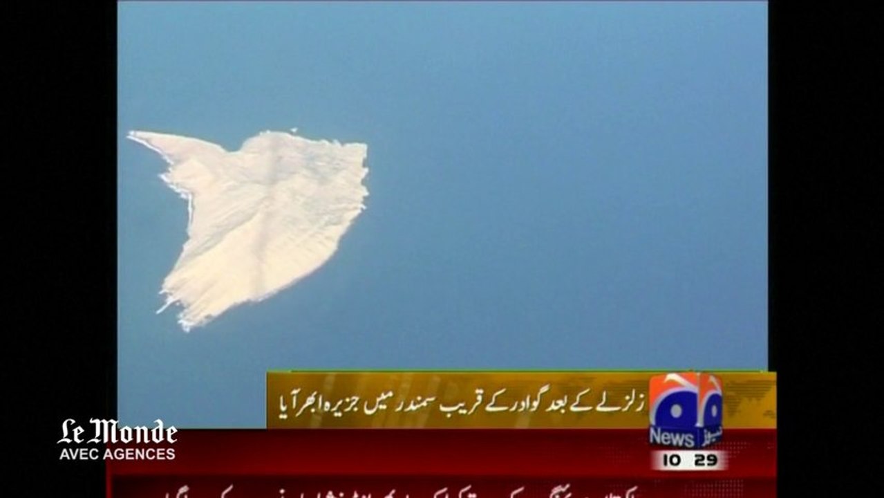 Une île sort de l'eau après un tremblement de terre au Pakistan