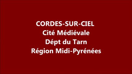 CORDES-SUR-CIEL CITE MEDIEVALE DEPARTEMENT TARN