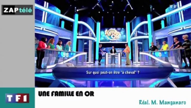 Zapping télé du 25 septembre 2013 - A. de Caunes et son public se font yahourter !!