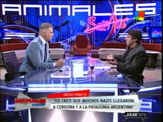 Fantino mano a mano con Diego Peretti