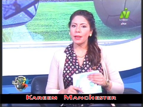 حوار الاعلاميه سها ابراهيم فى صباح الرياضه مع طارق الدروي مدير التنفيذى لاتحاد لكره اليد