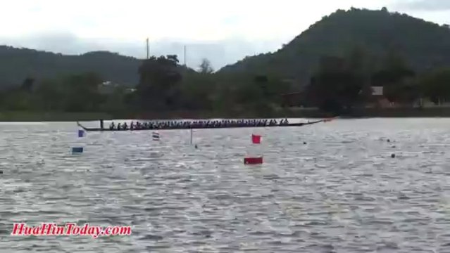 King's Cup 2013 Long Tail Boat Racing at Khao Tao Reservoir