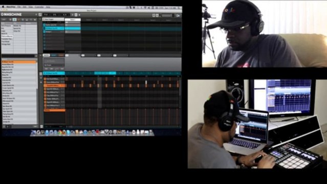 Native Instruments Maschine Running On New 2.3Ghz i7 Macbook Retina Display & Sony Google Tv