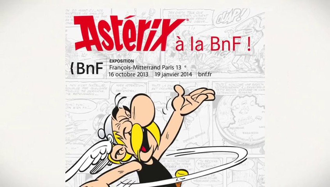 Vidéo promotionnelle pour l'exposition Astérix à la BnF
